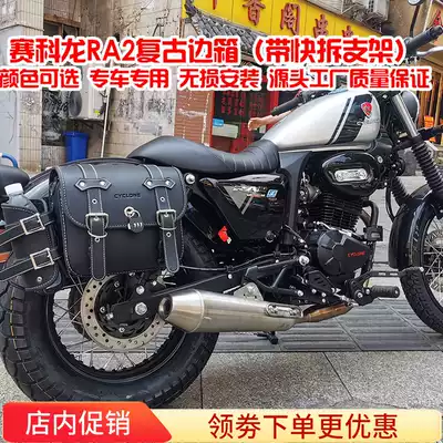 Applicable to Zongshen Sykron RE3 RA2 side box side bag Wuxi 300AC Apulia CR150 Hangbag modification