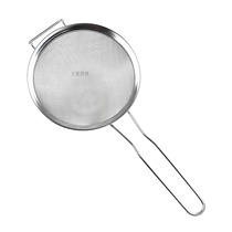 Kitchen extra-large dense mesh oil partition stainless steel soybean milk filter spoon oil residue spoon fine mesh sieve colander