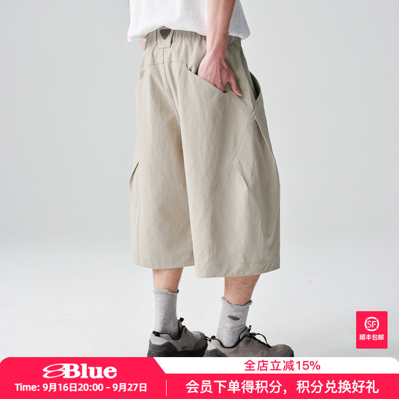 Bluemonte Structured Breathable Shorts 2026 Summer Eco-Friendly Antibacterial Deodorant Three-Quarter Length Scimitar Pants Bluemonte Structured Breathable Shorts 2026 Summer Eco-Friendly Antibacterial Deodorant Three-Quarter Length Scimitar Pants