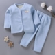 Bộ đồ lót giữ nhiệt baby plus nhung dày dặn, quần áo thu đông trẻ em, cardigan bé trai, đồ ngủ cotton thu đông - Quần áo lót