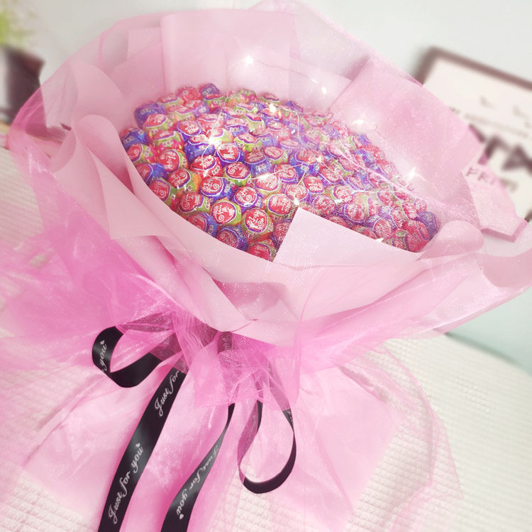 Lollipop Bouquet diy material Handmade packaging material Snack Flower Creative Douyin Net Red Christmas Gift