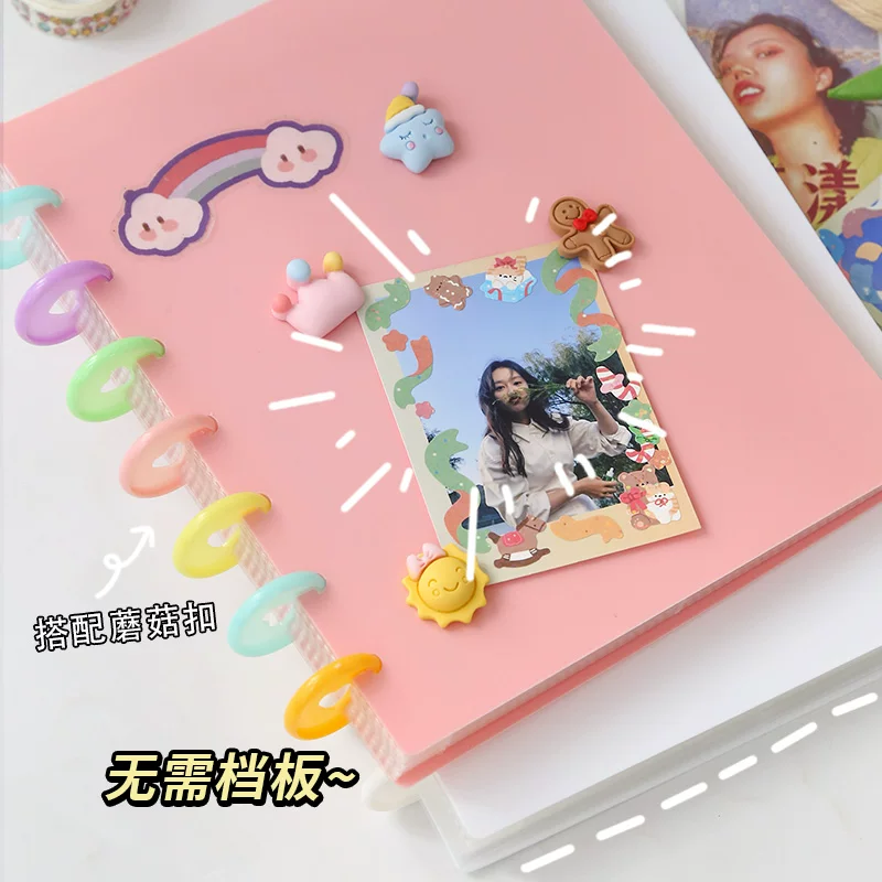 Грибная пряжка живые страницы карточка книга любимый альбом маленький карточный шкаф хранения фотография фото фото фото фото альбом книга прозрачная внутренняя страница коллекция карточек сумка
