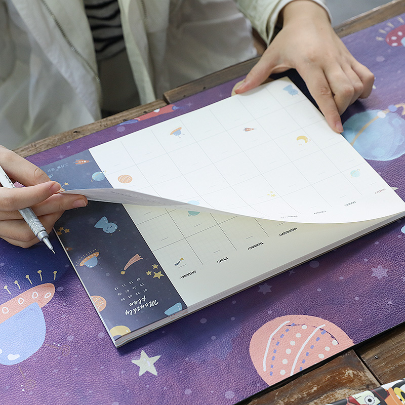 2021 calendar month plan winter vacation learning primary school students vacation self-discipline punching week daily time management arrangement postgraduate entrance examination desktop calendar work note notebook todolist