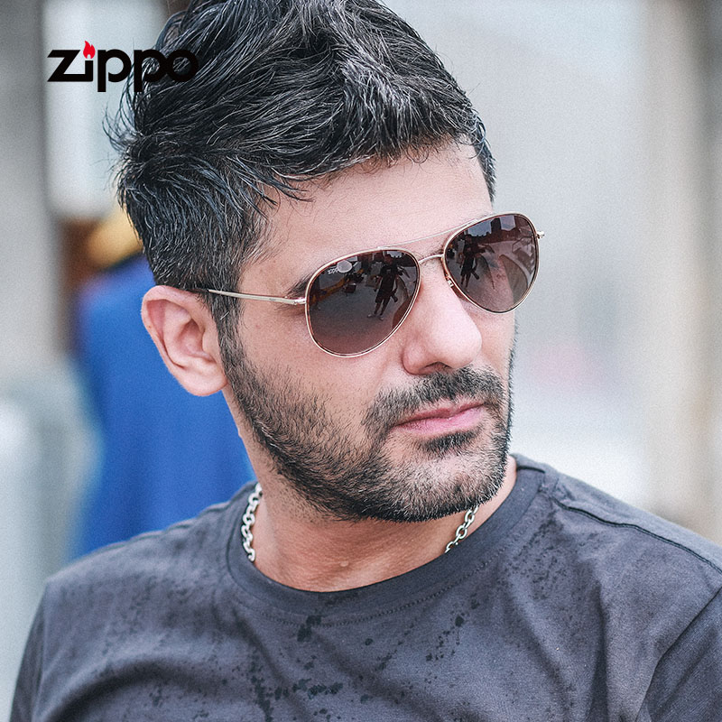 zippo star with the same classic pilot toad mirror men and women polarized sunglasses anti-UVZ11008
