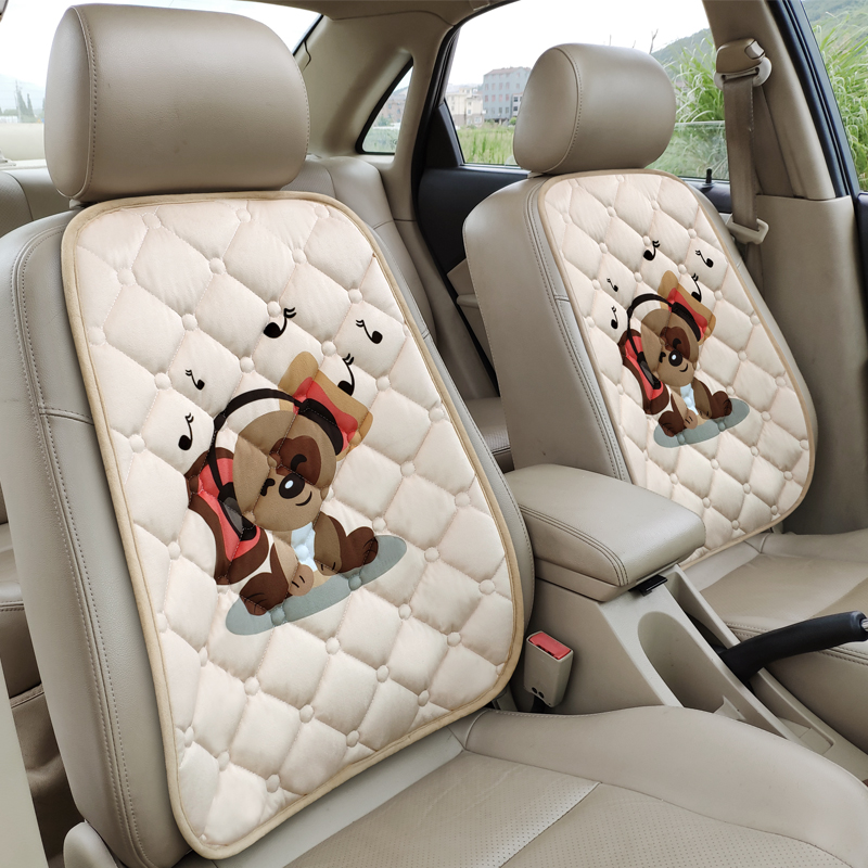 Car waist relies on winter cartoon in-car seat backrest plush car back cushion waist cushion waist cushion breathable back cushion monolithic