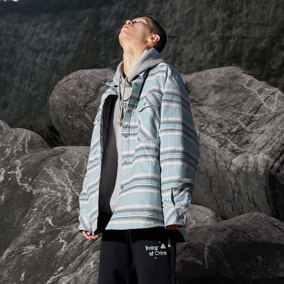 China Li Ning cotton clothes men's and women's same model 2023 winter new couple top lapel sportswear AJMT063