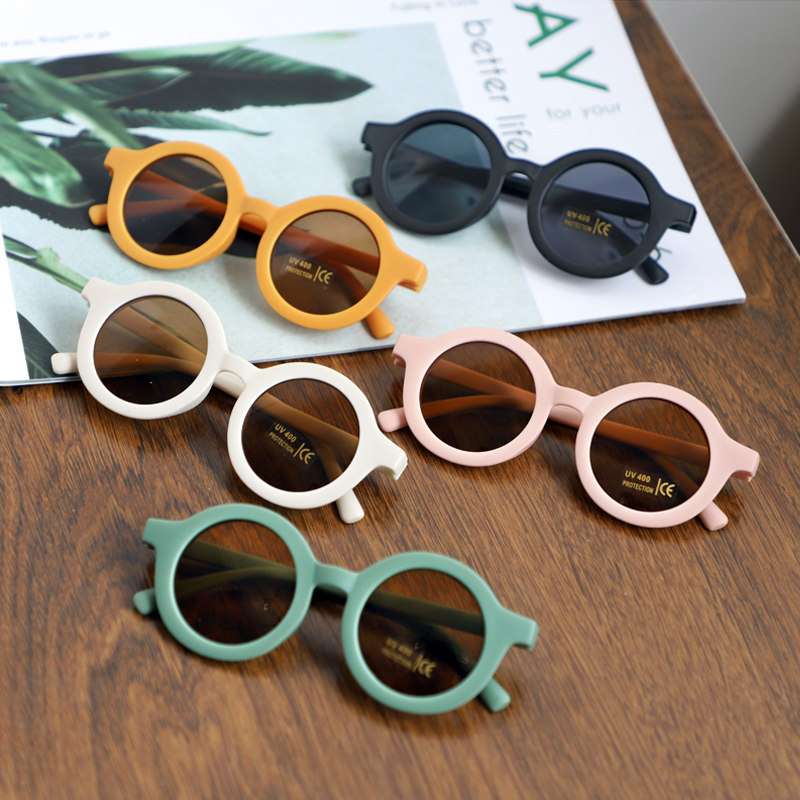 Baby Sunglasses Ocean Air 100 Hitch Kiddie Frame Glasses Metalens Sunglasses Sunglasses Sunglasses Fashion Tide Cool Summer-Taobao
