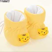 Fall Baby Winter Shoes 0-1 Year Old Soft Bottom Autumn Winter Thickened Finished Strap Year Shoes Socks Boy Girl Girl Baby Girl