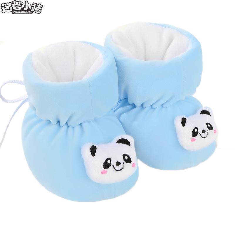 0-1-month 2 baby boy 3 baby girl 4 shoes 5 plus velvet newborn shoes full moon spring autumn winter cotton shoes
