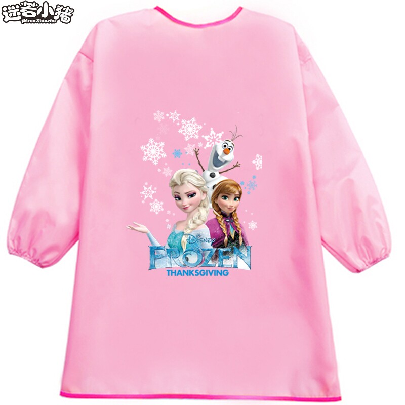 Inverted clothes water breathable children's apron painting children's rice summer painting baby reverse smock new