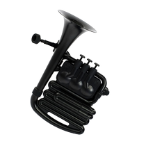 British Nuvo plastic trumpet instrument b flat c key plastic tube lightweight waterproof plastic beginners introduction to playing