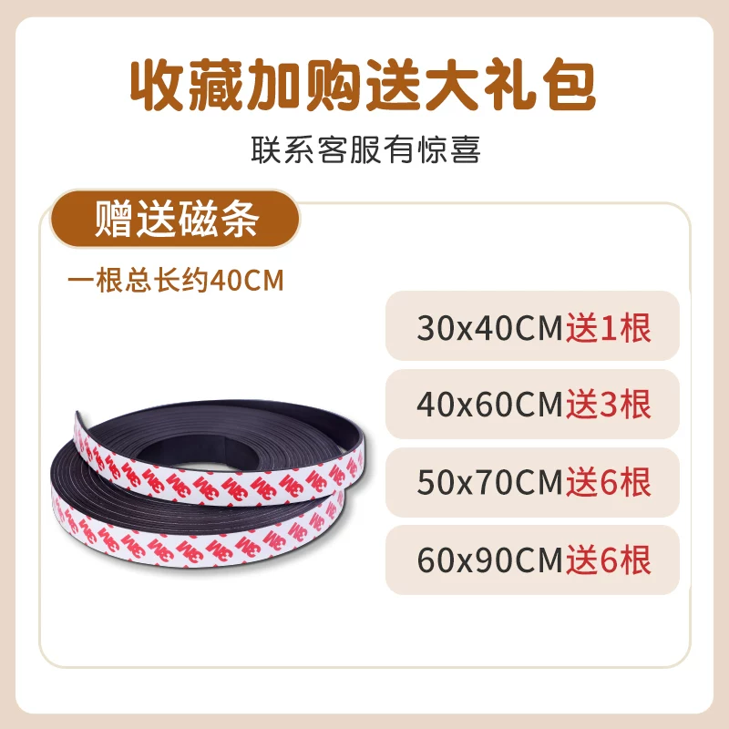Fridge magnet, stand from natural wood, board, wall magnetic erasable enamel, cosmetic storage system, photo writing, training