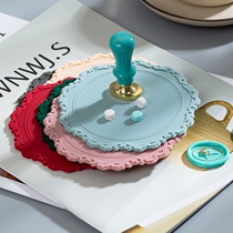 Fire Paint Seal Silicone Cushion Fire Paint Base Plate Silica Gel Placing Pad Thermal Insulation Mat Wax Print Anti-Stick Cushion Detouch Tool Creativity