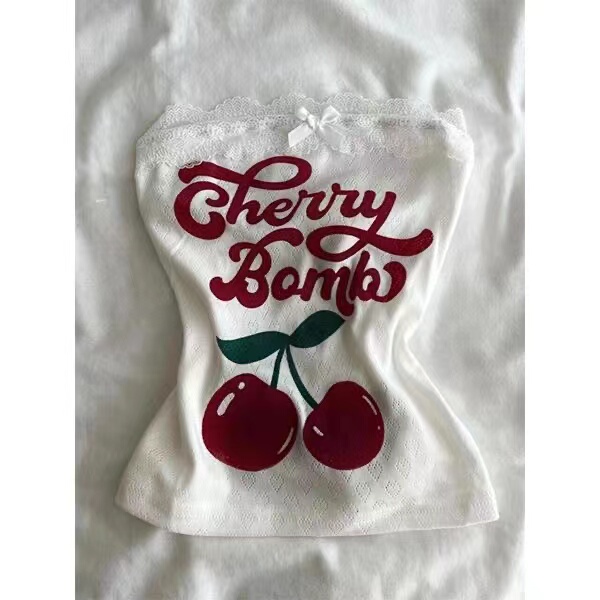 Sexy and Pure White Lace Tube Top for Women, Niche Design, Slim Fit, 2025 Summer New Trend Sexy and Pure White Lace Tube Top for Women, Niche Design, Slim Fit, 2025 Summer New Trend