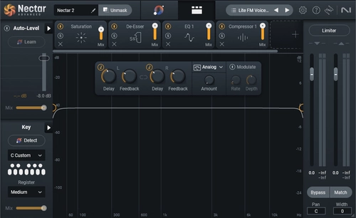 Эффект нектара 4, звук звука либерализации vst plug -in tune/mac