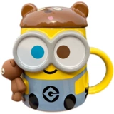 Универсальные студии в Пекине, купия маленького желтого человека Боб Тим Медвежьей Чашку с ложкой чашки чашки кофейной чашки положительный