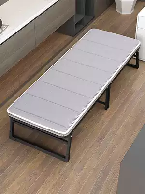 Office lunch break folding bed single nap artifact portable office worker lunch bed 80cm simple hard board bed