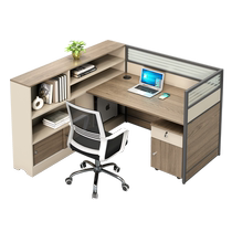 Desk office staff desk screen workstation deck simple modern staff desk and chair combination