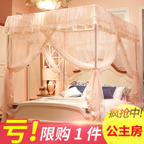 Floor mosquito nets Home 2022 New thickened encryption Summer 1 5 m Princess Wind palace stent convenient to unpack