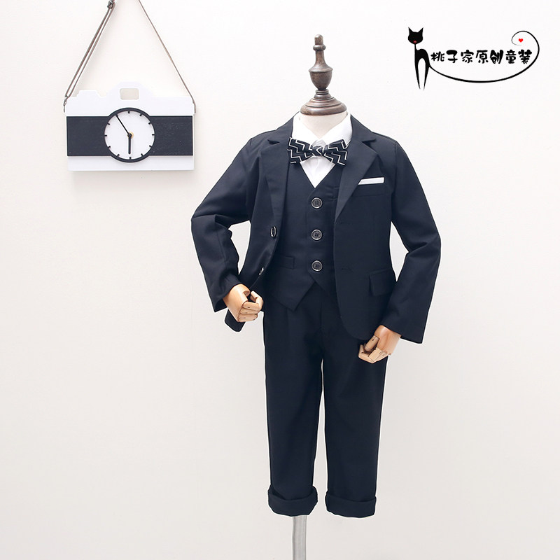 Children's suit suit boy Spring and autumn children Western suit children acting out of flower children's gowns The baby's birthday dress