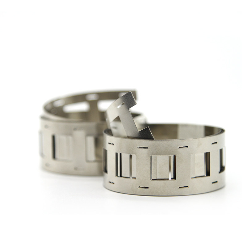 Nickel-plated steel strip 18650 two parallel power lithium battery connection piece punched nickel strip