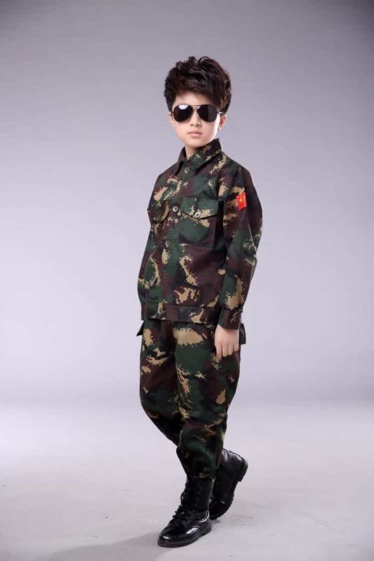 Hunter trẻ em ngụy trang trang phục không quân nhỏ học sinh trung học cơ sở ngoài trời phù hợp với trẻ em lực lượng đặc biệt đồng phục trang phục biểu diễn cửa hàng trang phục hóa trang trẻ em