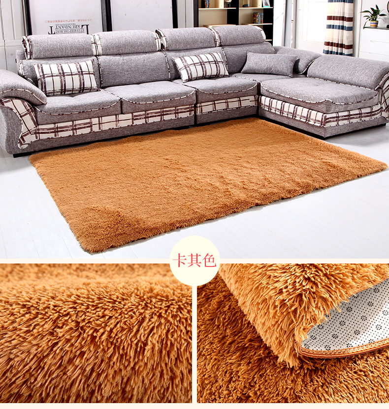 Dày rửa Silky phòng thảm sống bàn cà phê ngủ cạnh giường ngủ thảm thảm cửa sổ và tatami trải nhựa có thể được tùy chỉnh - Thảm giá thảm trải sàn