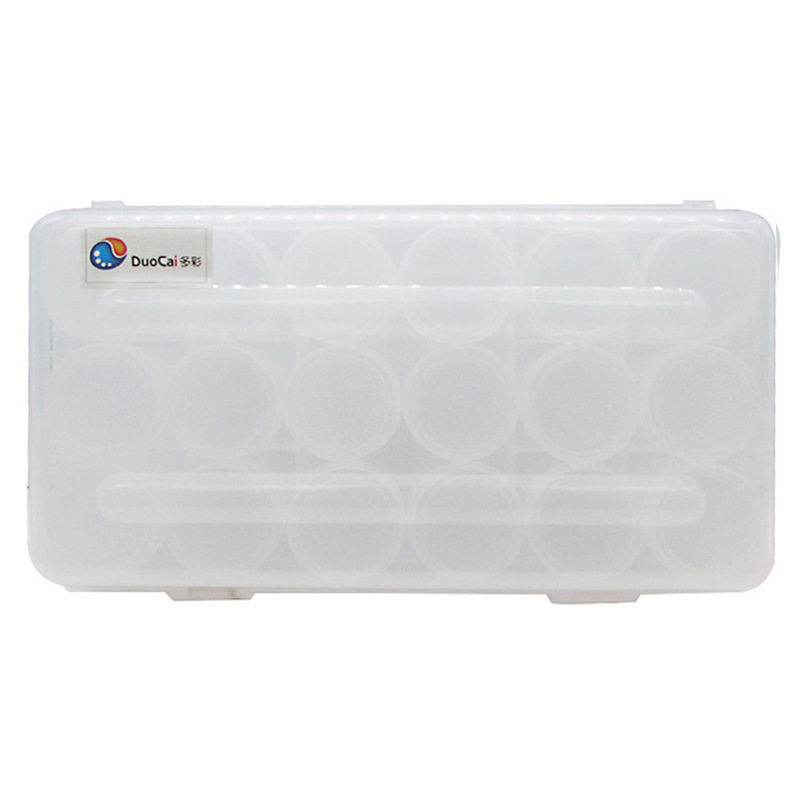 Degummed Paint Case Water Powder Moisturizing Box Water Color Square Portable Color Grid Empty Box Split Small Plaid Seal Moisturizing-Taobao
