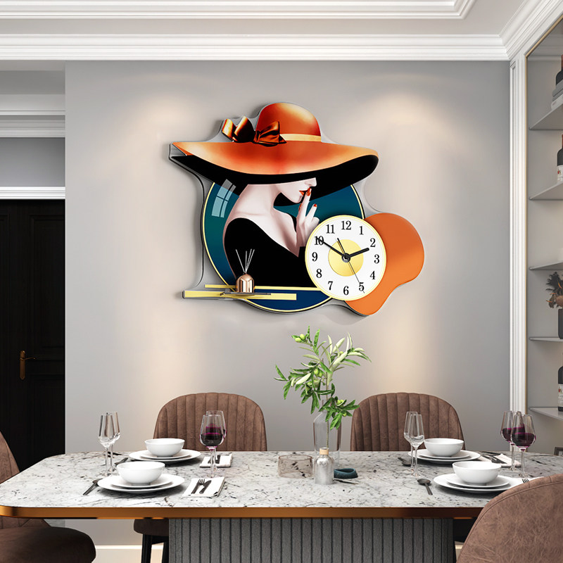 Living room TV background wall decoration luxury indoor sofa wall pendant dining room wall porch wall decoration