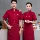 Quần áo làm việc đầu bếp thoáng khí polyester-cotton cao cấp dài tay nam mùa thu nhà hàng khách sạn phục vụ nhà bếp làm bánh quần áo đầu bếp đồng phục đầu bếp may sẵn áo bếp may sẵn