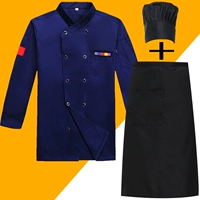 Лонгслив, черный фартук, увеличенная толщина