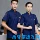 Quần áo làm việc đầu bếp thoáng khí polyester-cotton cao cấp dài tay nam mùa thu nhà hàng khách sạn phục vụ nhà bếp làm bánh quần áo đầu bếp đồng phục đầu bếp may sẵn áo bếp may sẵn