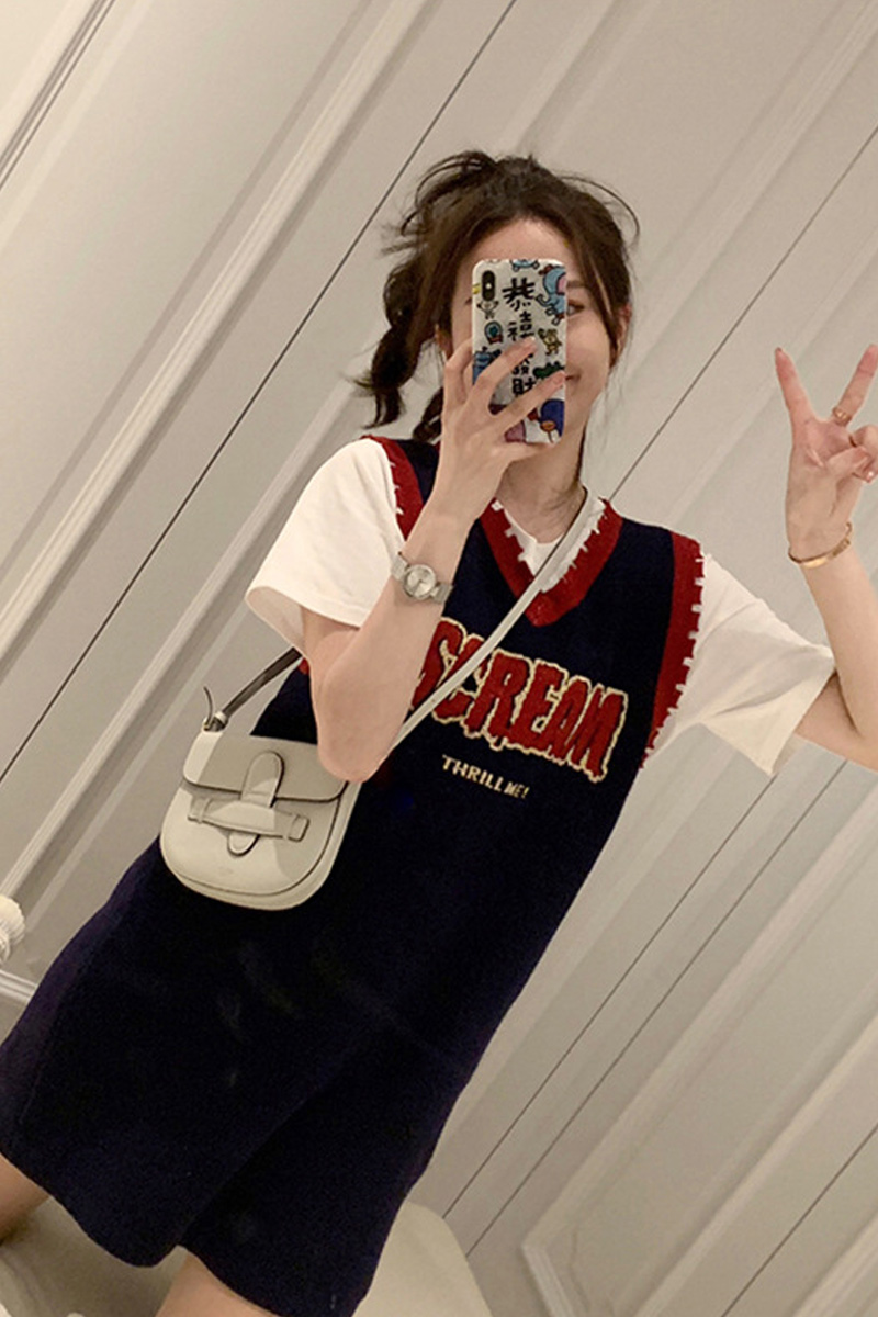 Spring cold wind gentle wind suit female summer Korean girl sweet can be salt can be sweet to wear dress vitality