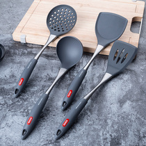 German silicone spatula stir-frying spatula household non-stick spatula high temperature resistant non-injury pan kitchenware set