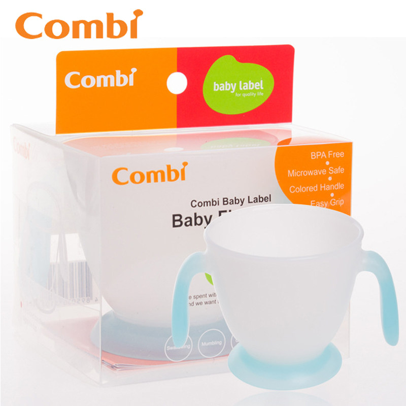 Conbe baby lable health safety baby deputy food bowl for dinner bowls milk cup baby away from milk training cutlery