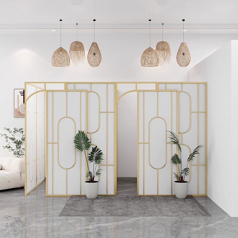 美容室のスクリーンの仕切り壁は、リビングルームの改造のためのシンプルな自己インストール小さな部屋専用の健康センターの分離シールドパーティションです
