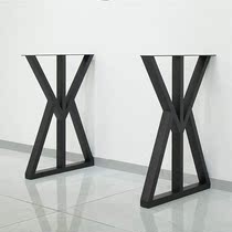 Nordic unilateral bar leg bracket metal cabinet support simple desk dining table office table leg table bracket