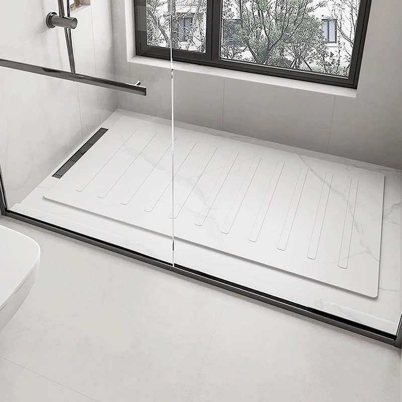 Sunken Shower Room, Slate Shower Panel, Bathroom Non-Slip Stone, Bathroom Step Stone, Shower Area Wear-Resistant Floor Tiles