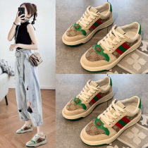 Small white shoes womens 2021 autumn new autumn and winter womens shoes ins Joker explosive board shoes sports winter plus velvet trendy shoes