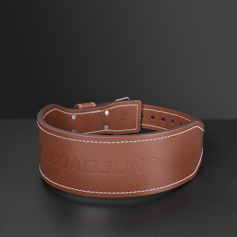 Lu Xiaojun Luxiaojun Weightlifting Fitness Belt Ct810 First-Layer Cowhide Powerlifting Deadlift Squat Support Belt Lu Xiaojun Luxiaojun Weightlifting Fitness Belt Ct810 First-Layer Cowhide Powerlifting Deadlift Squat Support Belt