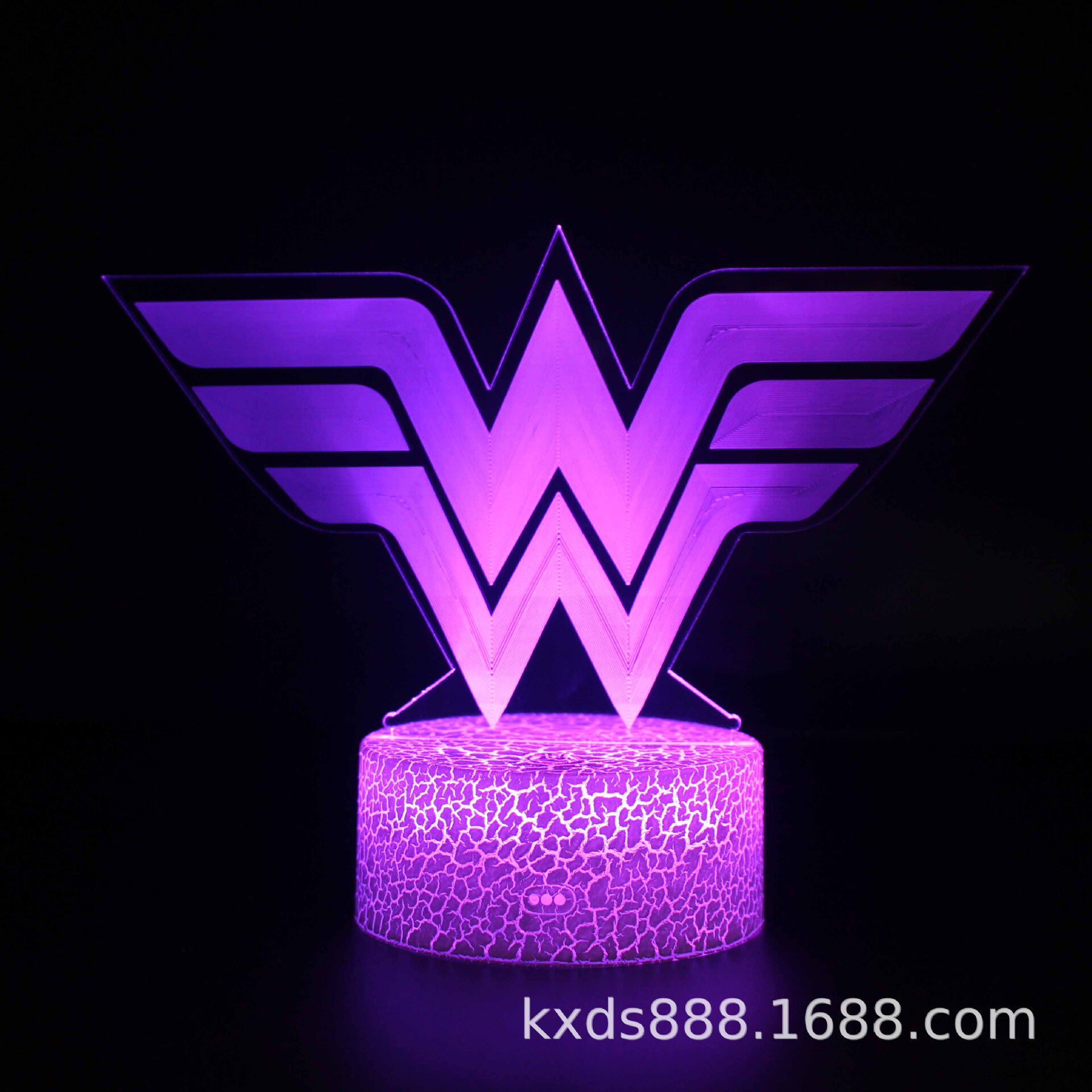 DC Super Hero Justice League Series 3D Table Lamp LED Colorful Touch Night Light