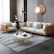 Light extravagant style sofa small family modern minimalist living-room free of washing tech cloth sofa latex trio Guiffee sofas