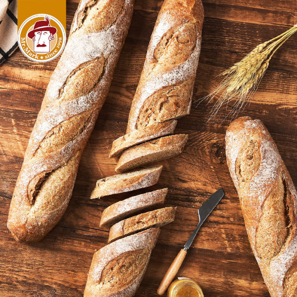 Mr.Mark 马可先生 0糖0油 裸麦法棍面包 270g*3件 多重优惠折后￥33.5包邮（ 拍3件）