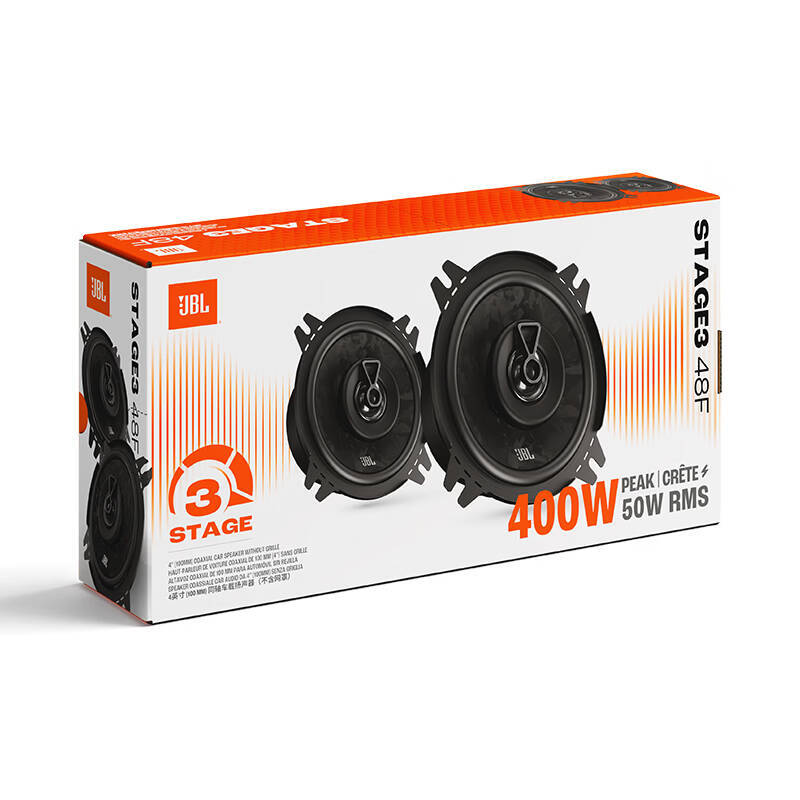 Jbl Stage3 48F Dashboard Center-Mounted Dual 4inch Mid-Range Coaxial Car Speakers