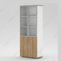 Office Cabinet Glass Aluminum Alloy Door Cabinet Bookcase Information Cabinet plate Archives cabinet Wei Luxury Furniture