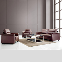 Brief Modern Boss Managers Office Guest Business Receptionist Talks Trio Single Place Sofa Tea Table Combinations