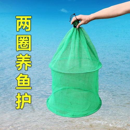 Рыба защищает быструю рыбную коробку против толстой рыбацкой рыбной сети рыбацкой сети.