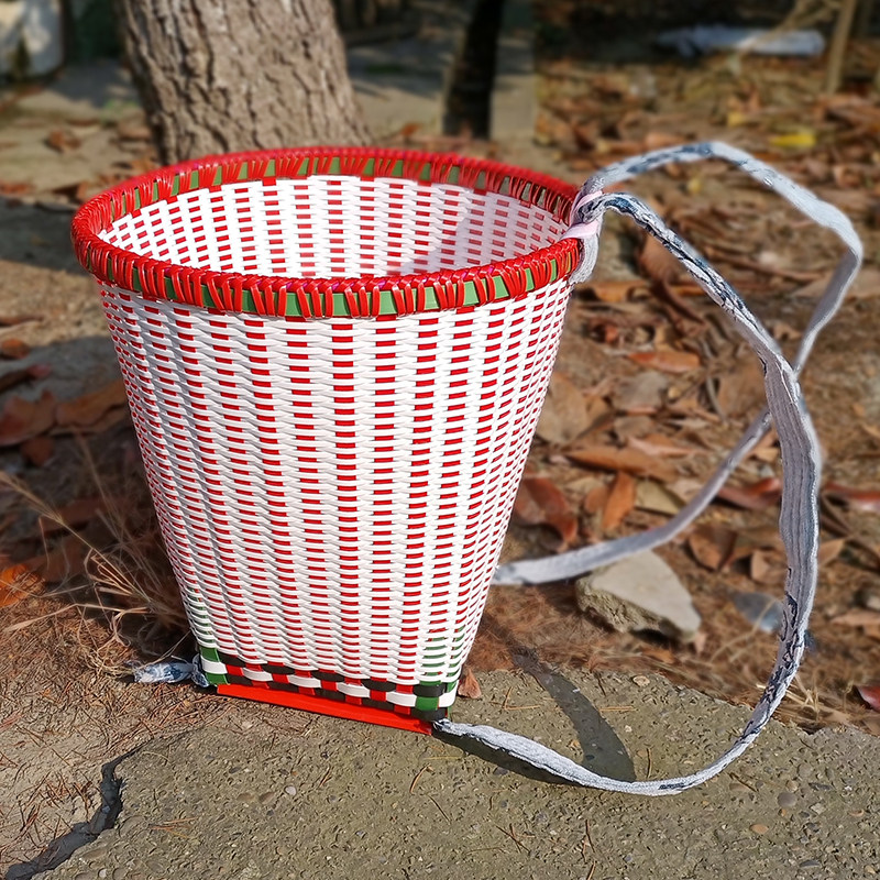 Back basket Preparation Home Adult Buy Vegetable Plastic Vine choreography National Wind Agricultural Sichuan Backward Large Back Basket Light-Taobao