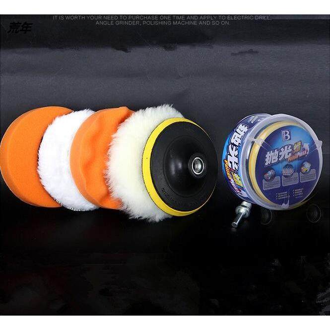 Glass Polishing Wool Disc Sanding Pad Car Windshield Scratch Repair Tool Sandpaper Polishing Sponge Pad