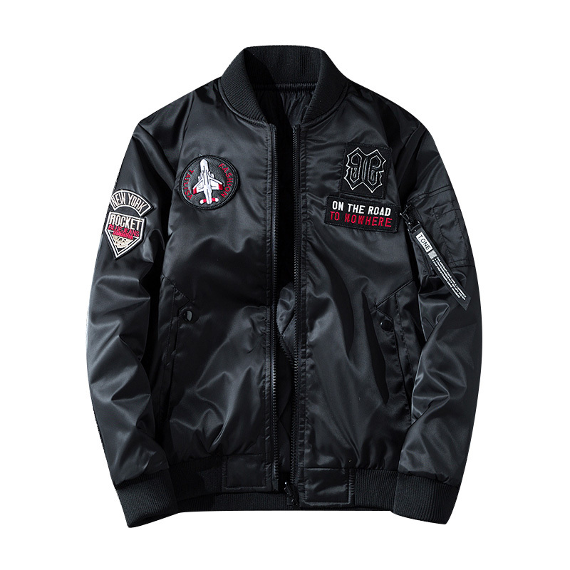 Spring and Autumn New Men's Ma1 Bomber Jacket, Workwear, Reversible, Large Size Baseball Jacket, Double-Sided Trendy Brand Spring and Autumn New Men's Ma1 Bomber Jacket, Workwear, Reversible, Large Size Baseball Jacket, Double-Sided Trendy Brand